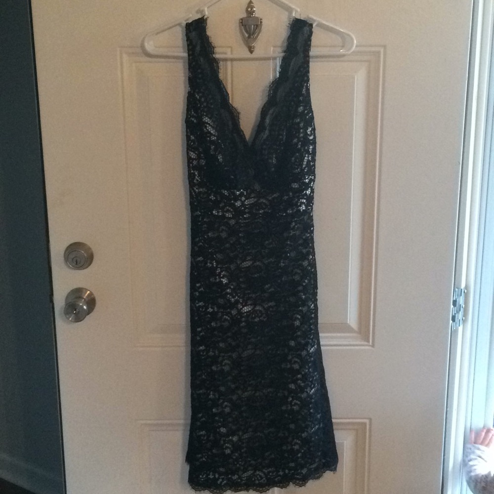 Black cocktail dress